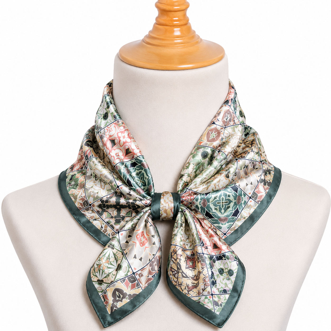 Green Kaleidoscope Print